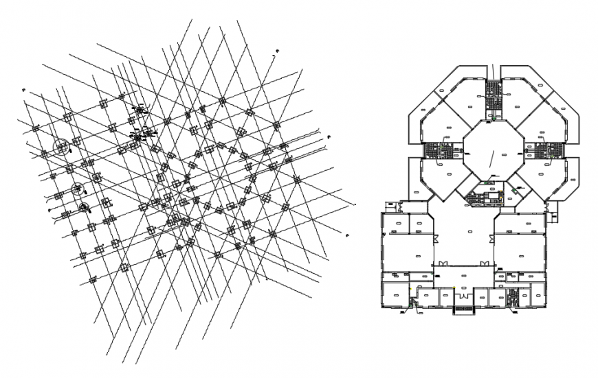 2d cad drawing of school campus auto cad software