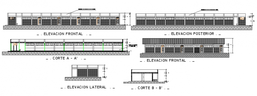 2d cad drawing of school plans autocad software