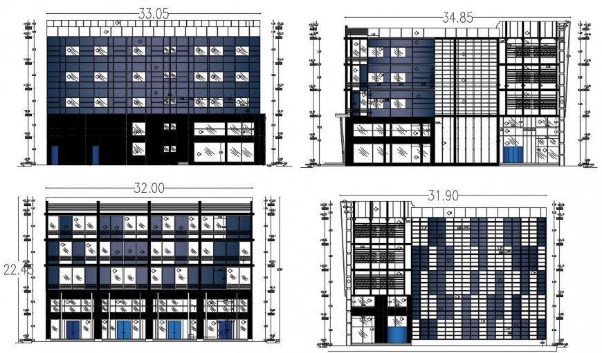 2d cad drawing of site final layout plan 2 autocad software
