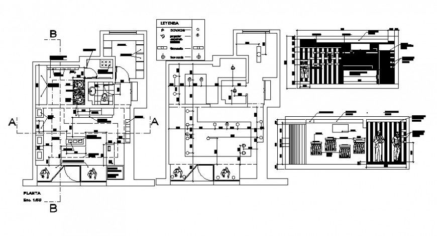 2d cad drawing of spa club auto cad software