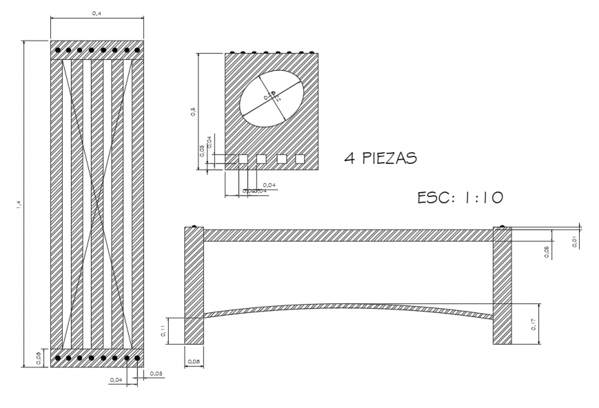2d cad drawing of stalls elevation auto cad software