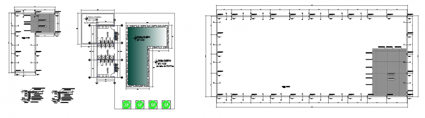 2d cad drawing of the garden sitout AutoCAD software