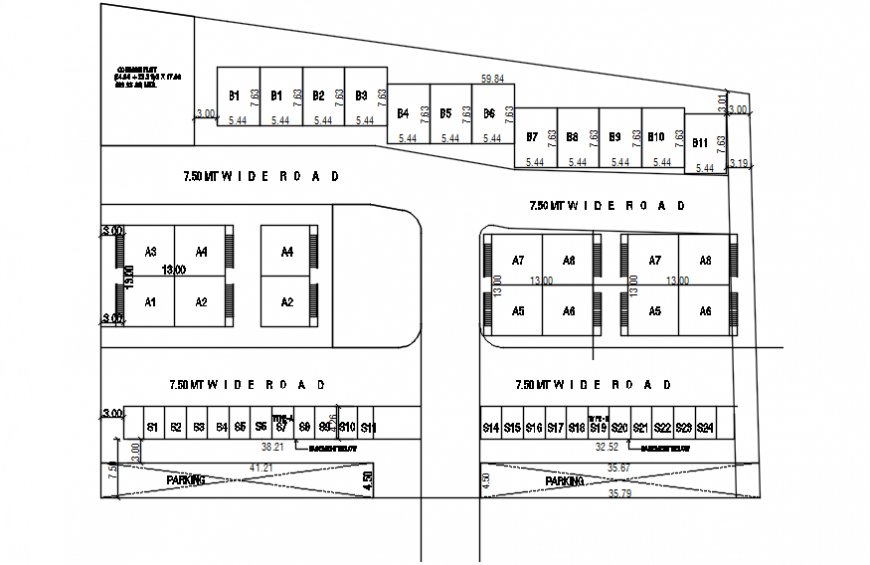 2d cad drawing of the rough plan for house plan of autocad software