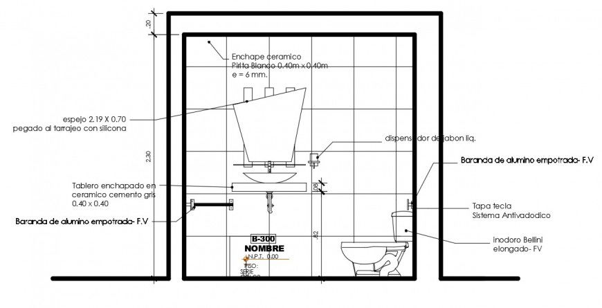 2d cad drawing of the sanitary toilet in dwg file