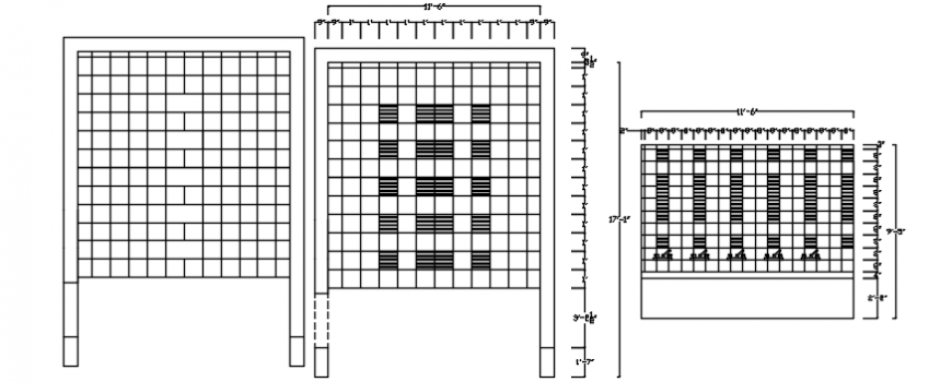 2d cad drawing of tiles design autocad software
