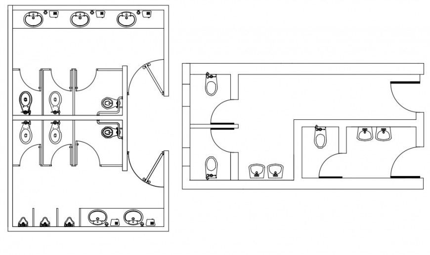 2d cad drawing of toilet elevation detail autocad software