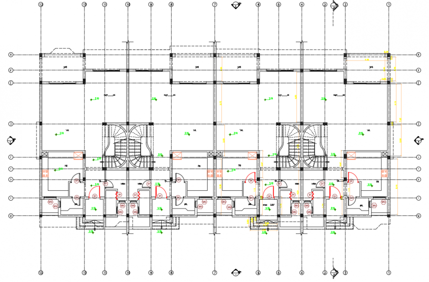 2d cad drawing of town house autocad software