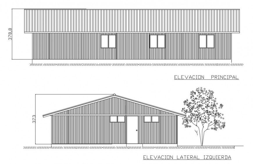 2d cad drawing of upstream channel elevation autocad software