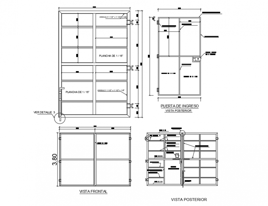 2d cad drawing of wardrobe inner elevation auto cad software