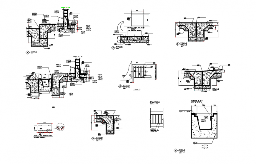 2d cad drawing of work exterior autocad software