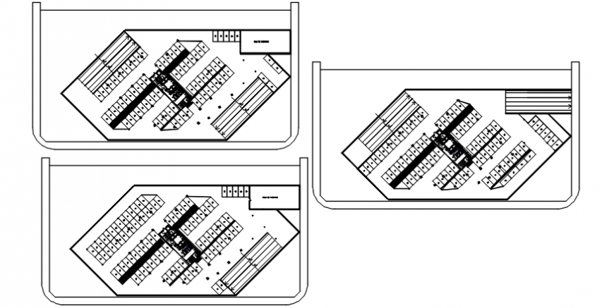 2d cad drawing of workstation autocad software