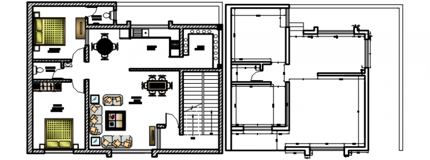 2d cad drawing plan house AutoCAD software