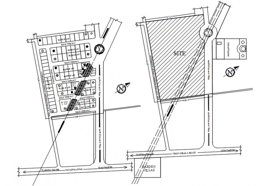 2D cad drawing site plan auto cad software