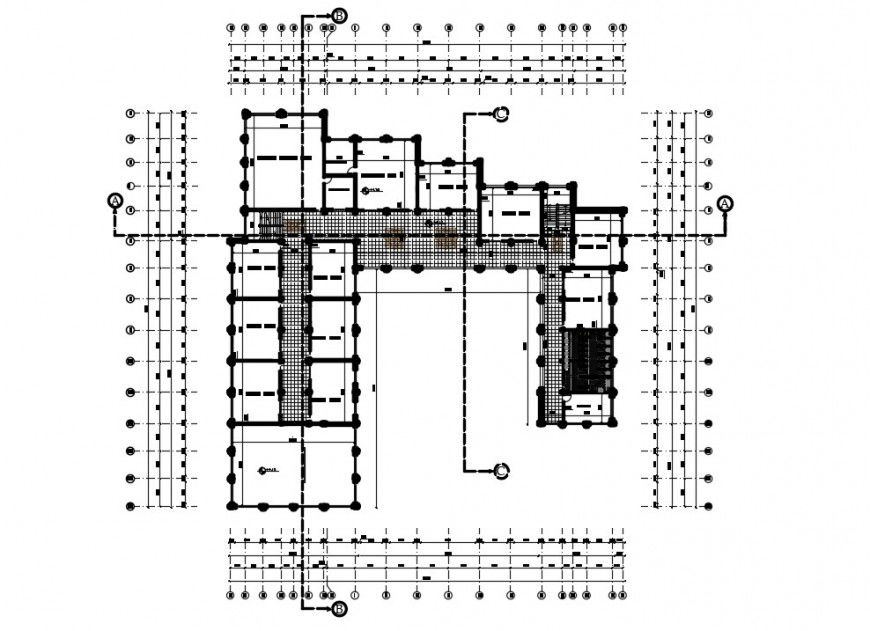 2d CAD drawings detailing of school building units dwg file