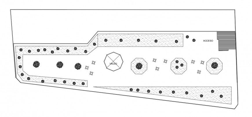 2d CAD drawings detailing of the open garden restaurant AutoCAD file