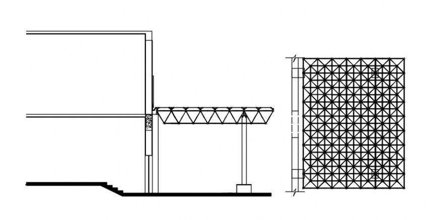 2d CAD drawings details of bridge structure blocks dwg file