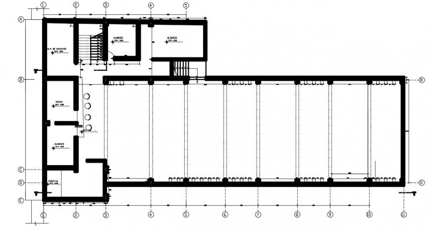 2d CAD drawings details of church building layout plan dwg file