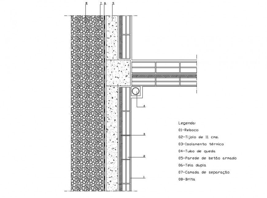 2d CAD drawings details of concrete masonry units dwg file