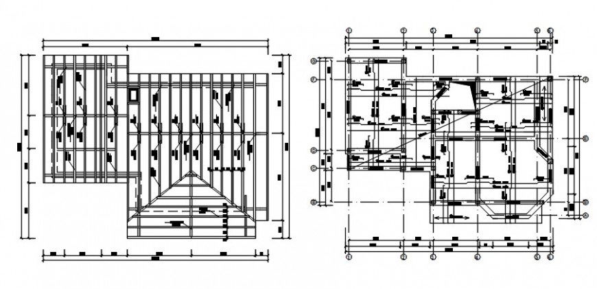 2d CAD drawings details of curtailment reinforcement details autocad file