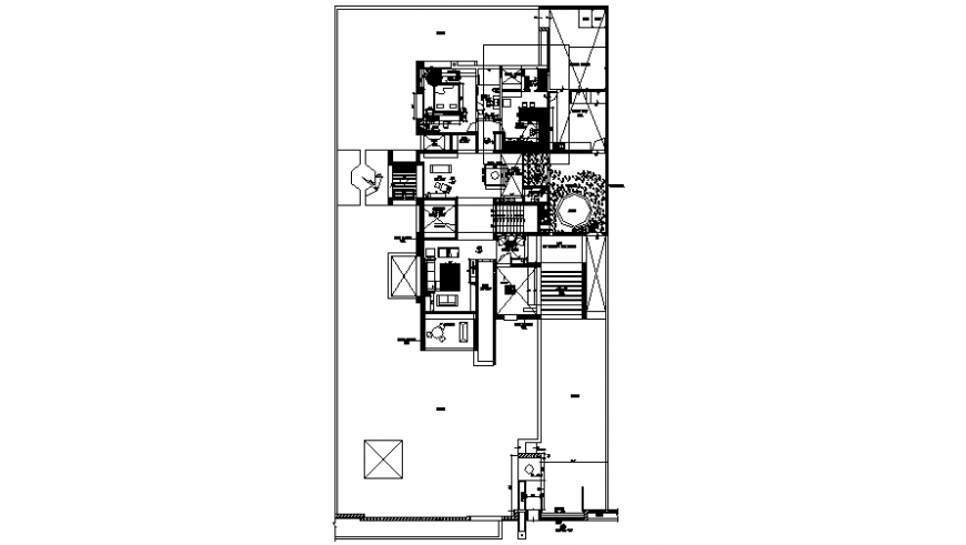 2d CAD drawings details of house floor plan details autocad software file