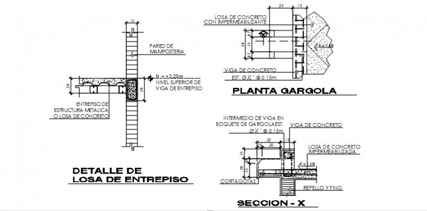 2d CAD drawings details of RCC structural units blocks dwg file