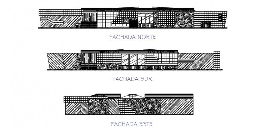 2d CAD drawings details of shopping center building dwg AutoCAD file