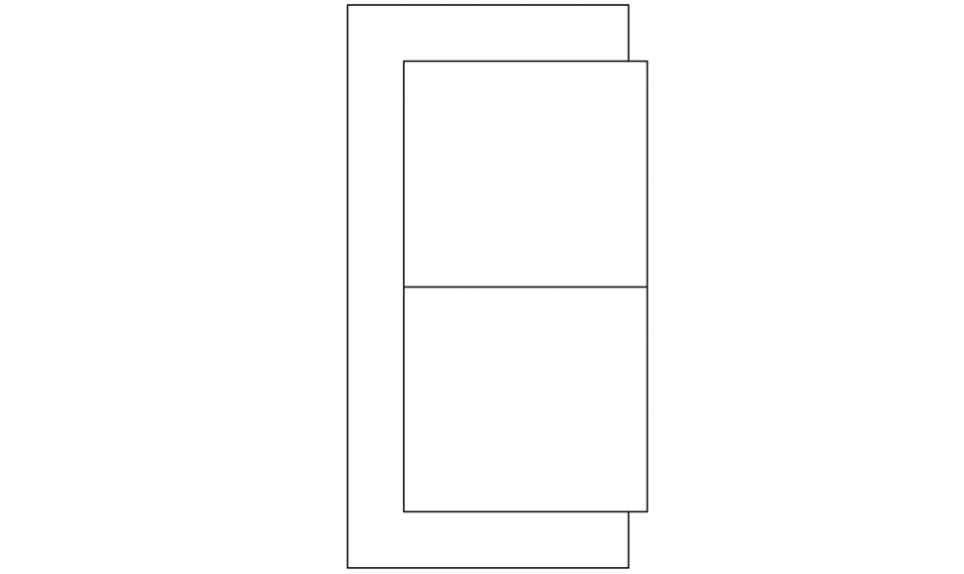 2D Sofa Set Elevation Furniture Layout CAD Drawing