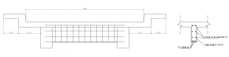 2d cad drawings of bridge type autocad software