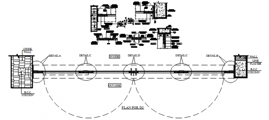 2d CAD drawings of door block details autocad file