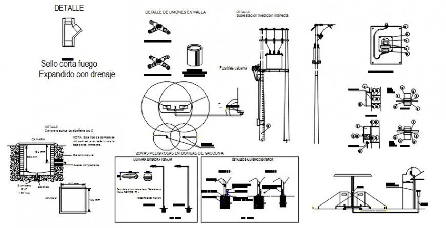 2d CAD drawings of fuel tank blocks elevation dwg file