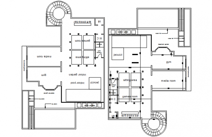 2d CAD drawings of housing blocks dwg autocad file