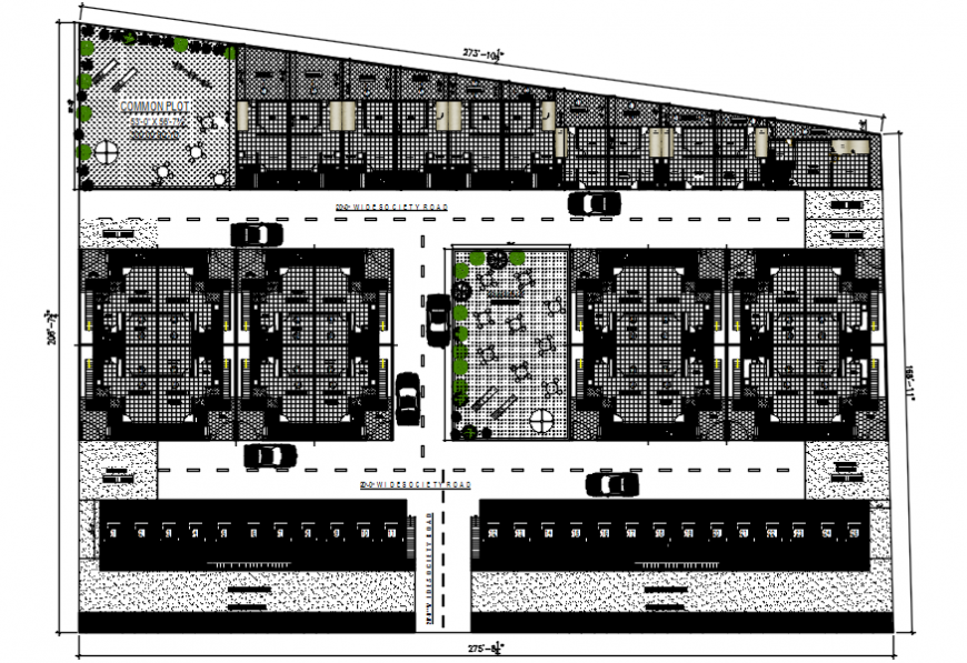 2d cad drawings of layout plan AutoCAD software