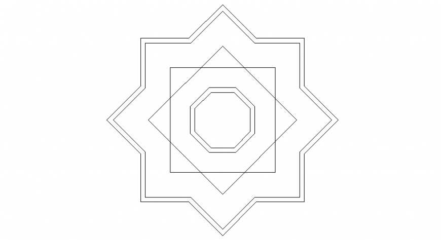 2d CAD drawings of sign and design blocks dwg file