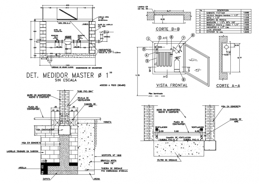 2d CAD sectional drawings detailing of tank autocad software file