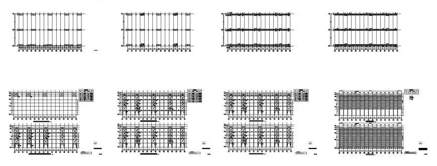 2d CAD structural blocks detailing drawings in dwg Autocad file