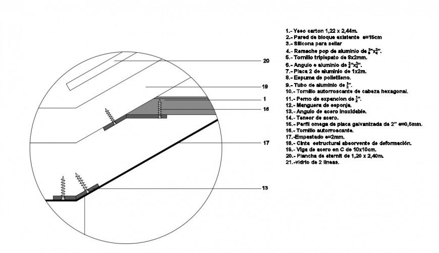 2d CAD structural joints details in autocad software file