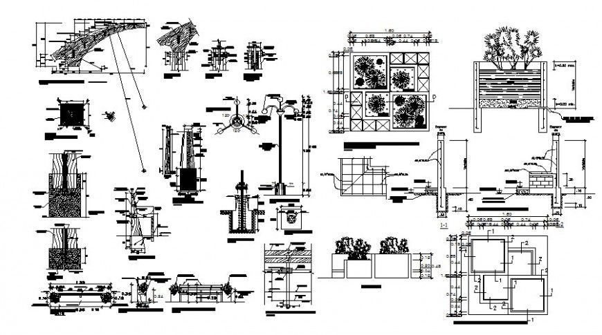 2d Construction units block details in autocad