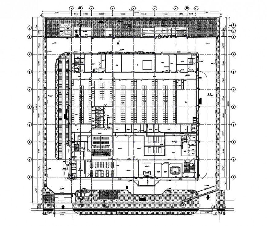 2d corporate building autocad file