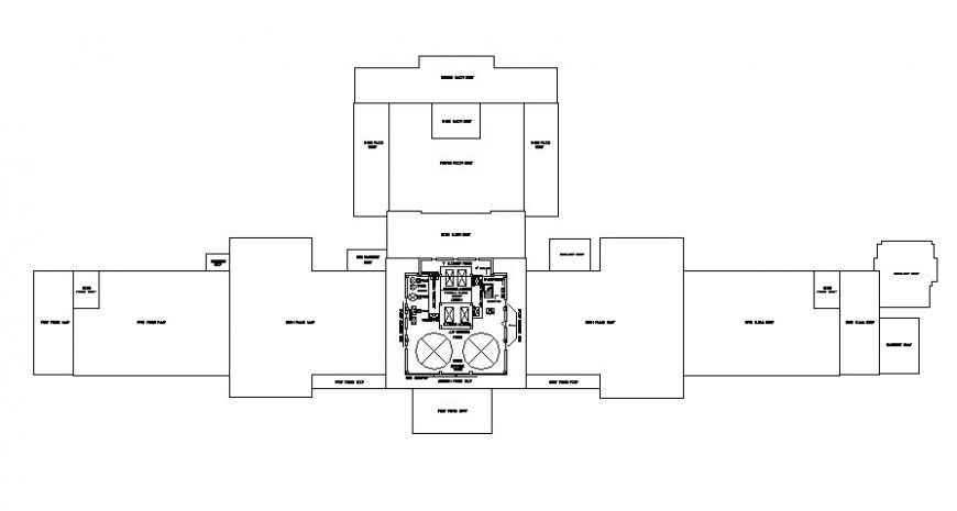 2d design hospital floor 2d details block AutoCAD file