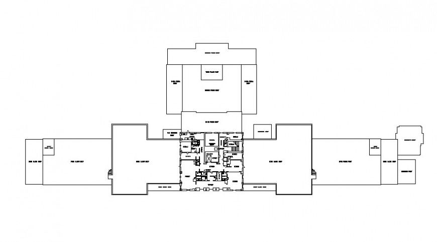 2d design hospital floor 2d details unit block AutoCAD file