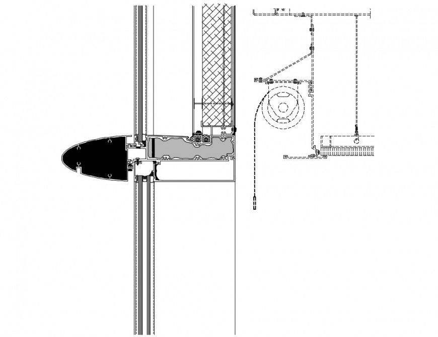 2d detail of construction blocks layout file in autocad format