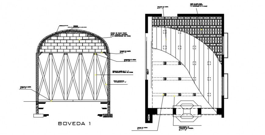 2d detail of shoring cad file