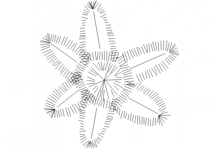 2d detail of trees shading