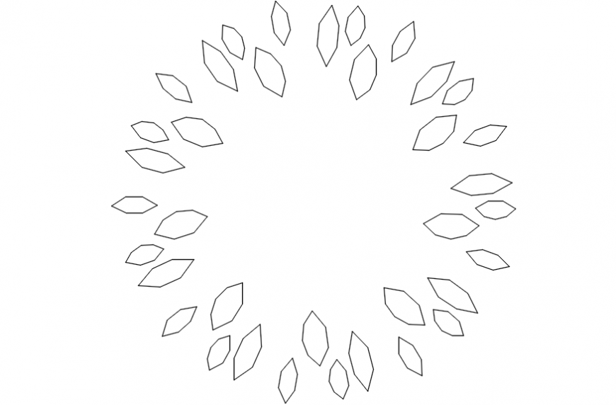 2d details of tree shades