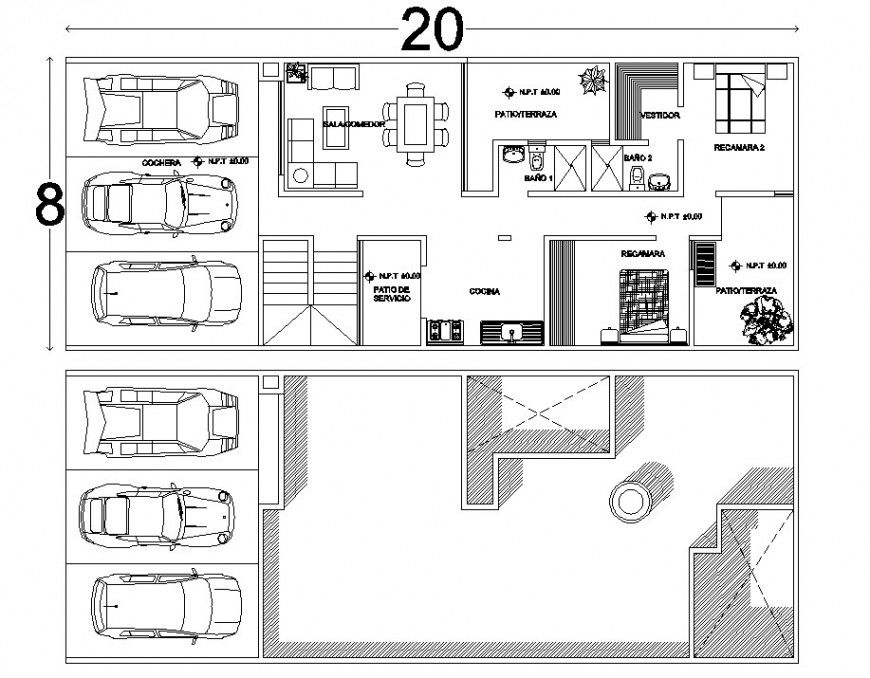 2d drawing details of housing apartment autocad software file