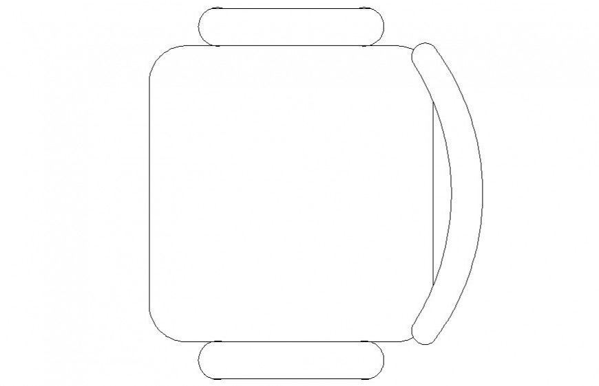 2d drawing of furniture block drawing in autocad