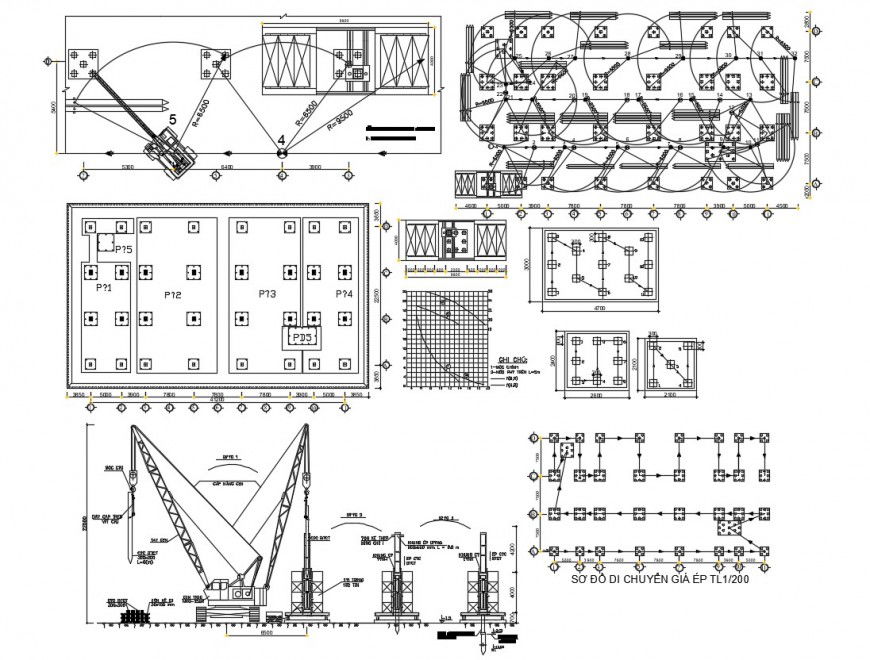 2d drawings details of construction units blocks of girder dwg autocad fil