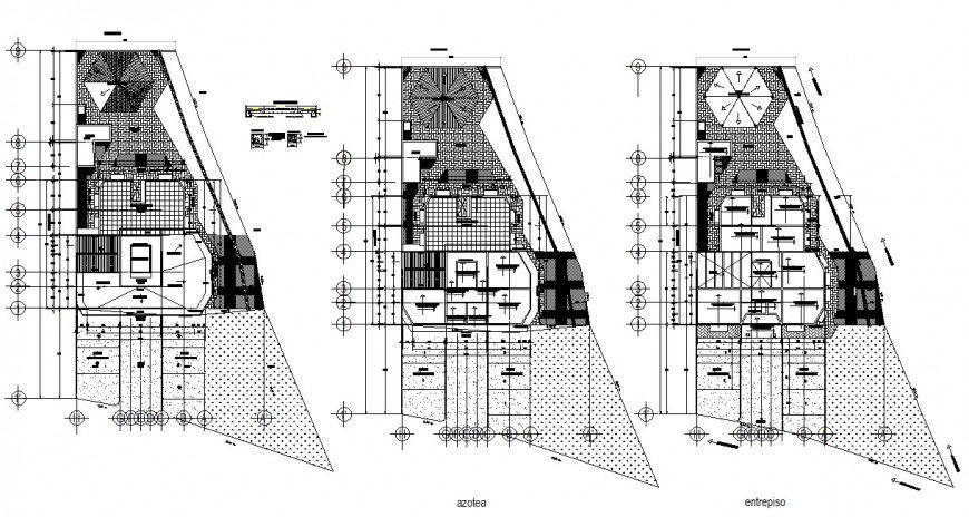 2d drawings details of building units plan dwg autocad software file
