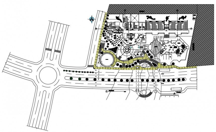 2d drawings details of commercial building and area detailing dwg file