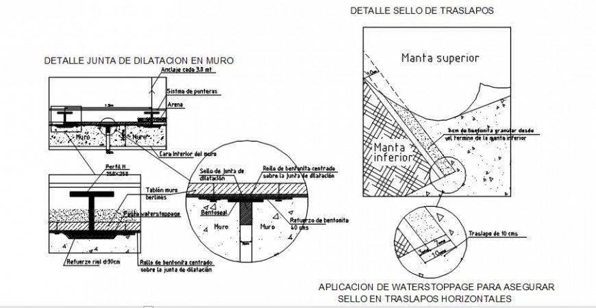 2d drawings details of construction sectional blocks dwg file